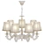 Elegant Torrone Chandelier - Gold Metal Finish 3D model small image 2