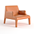 Amura Frida Armchair: Stylish Comfort for Shared Spaces 3D model small image 2