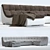 Modular Montrell Sofa: Versatile Design, Customizable Colors 3D model small image 2