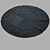 Stylish Round Carpet: 1500mm Diameter 3D model small image 1