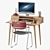 Scandi Desk: Sleek & Stylish Scandinavian Design 3D model small image 1