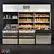 Modifiable Bakery Shelves - L-3600mm, B-600mm, H-3000mm 3D model small image 1