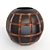 "Mango Wood Handcrafted Vase 3D model small image 1