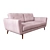 Scandi Chic Sofa: Funkis 2 3D model small image 2