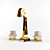 Luxe Golden Faucet - Stylish and Elegant 3D model small image 1