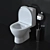 Smart Toilet - Enhanced Bathroom Experience! 3D model small image 1