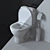 Smart Toilet - Enhanced Bathroom Experience! 3D model small image 3