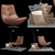 Reflex Lounge Chair Set 3D model small image 2