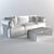 Bottega Veneta Gigogne Sofa Table 3D model small image 3