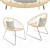 Parisian Elegance: Cyrillus Chair 3D model small image 1