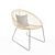 Parisian Elegance: Cyrillus Chair 3D model small image 2