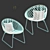 Parisian Elegance: Cyrillus Chair 3D model small image 3