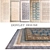 DOVLET HOUSE Carpets Set (241) - 5 Pieces 3D model small image 1