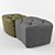 Modular Capitone Chair: Versatile Seating Solution 3D model small image 2
