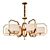 Cityscape Chandelier: Stylish Ambiance Light 3D model small image 1