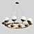 Elegant Chelsom Orb Chandelier 3D model small image 1