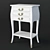 Montigny Bedside Table M845: Stylish and Compact 3D model small image 1