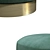 Osman Green Pouf: Stylish, Comfortable, and Made in Russia 3D model small image 2