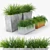 Twista Modern Outdoor Planter 3D model small image 1