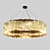 Brass Facet Chandelier: Innermost Elegance 3D model small image 1