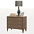 Elegant Ariana Paloma Nightstand 3D model small image 1