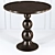 Luxury Burnished Bronze End Table 3D model small image 1