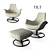 Elegant Tilt Chair: Giorgetti 3D model small image 1