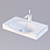 Sanita Luxe Infinity 65: Modern Washbasin with Functional Space 3D model small image 2