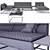 Luxury Nikos-Giorgio Saporiti 3D Sofa 3D model small image 3