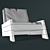 Elegant Asturias Chair: Stylish and Comfortable 3D model small image 3