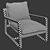 Rustic Lodge Armchair: Antonia 3D model small image 3