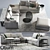 Modern Elegance: B&B Furniture Set 3D model small image 1