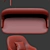 Elegant Walter Knoll Armchair & Sofa 3D model small image 3