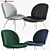 Contemporary Beetle Lounge Chair 3D model small image 2