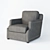 Bernhardt Clinton Chair - Sleek and Stylish Seating 3D model small image 1