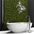 Mossy Bathroom Bliss 3D model small image 1