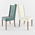 Verona Dining Set: Table + Chair 3D model small image 2