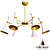 Elegant LED Chandelier by Vele Luce 3D model small image 1