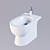 Sanita Luxe Art - Stylish European Bidet 3D model small image 1