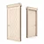 Elegant Neo Classic Door 3D model small image 2