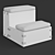 Handmade Modular Armchair 3D model small image 3