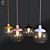 Contemporary Glass Pendant Light 3D model small image 1