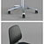 Bimos Labsit 9123: Ergonomic Lab Chair 3D model small image 2