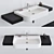 Scarabeo Next 80D Ceramic Washbasin 3D model small image 1