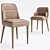 Elegant Jackie Gallotti Chair 3D model small image 1