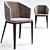 Elegant Opera Louise Chair 3D model small image 1