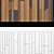 Craft Wood Panels: 2 Module Variants, 4K Seamless Textures 3D model small image 3