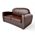 Cozy Comfort: Residential Sofa 3D model small image 2