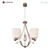 Elegant Arden Chandelier: A Stunning Lighting Fixture 3D model small image 1