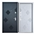 Andora Metal Entrance Door: Secure and Stylish 3D model small image 3